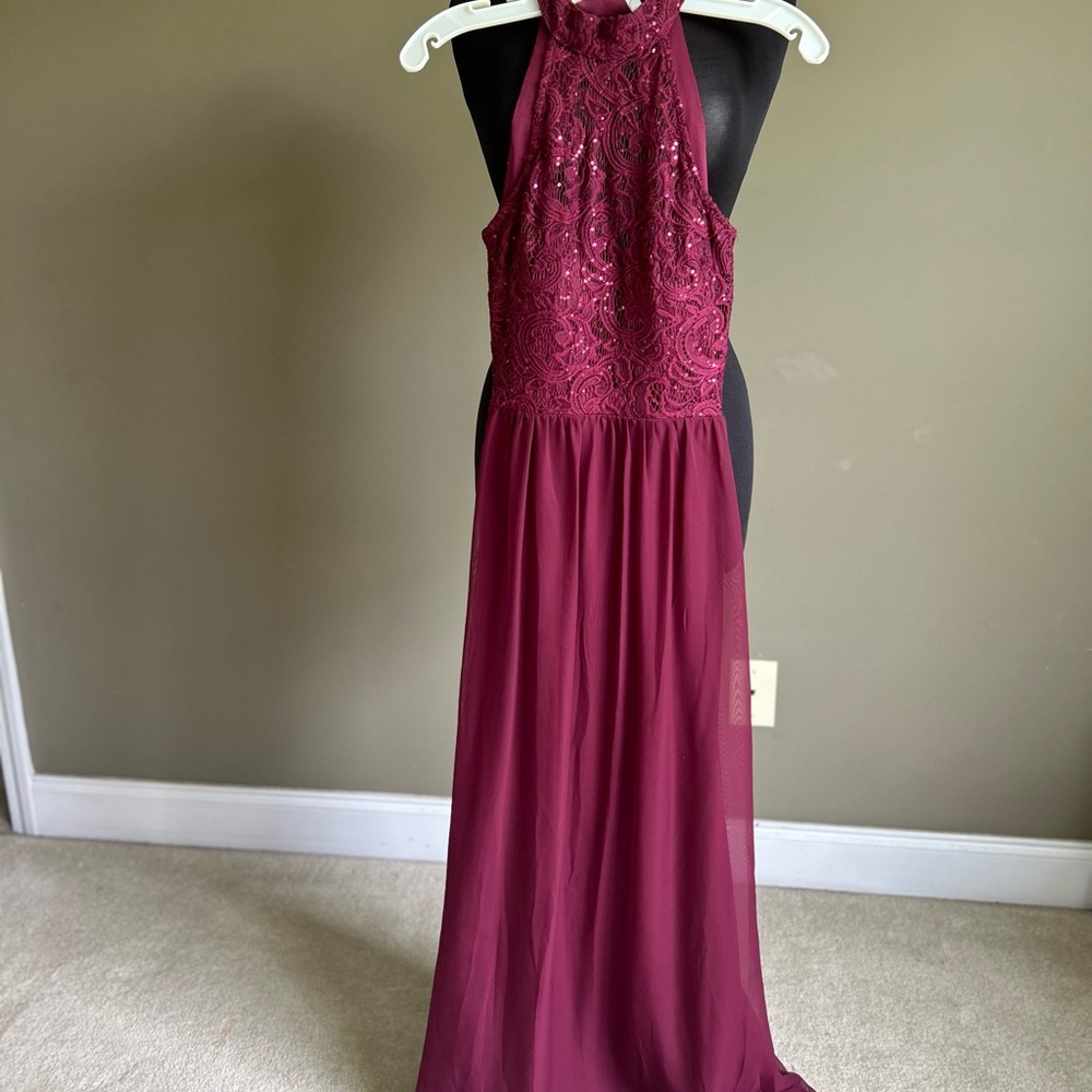 Burgundy Formal Dress